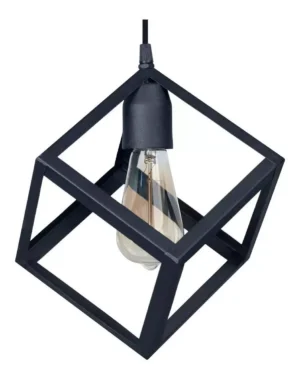 Colgante (E27) ng. Mod. Cubo Ferrolux - No incluye lampara