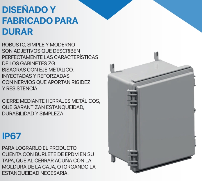 Cabrera - ZG1015 Gabinetes IP67 100 x 150 x 100mm - Image 2