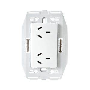 Kalop Tomacorriente Doble con Bastidor Integrado 10A. Mod.40251