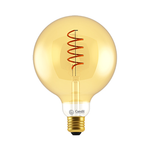 CANDIL Lámpara G125 filamento LED Dorada 5 Watts 2000k