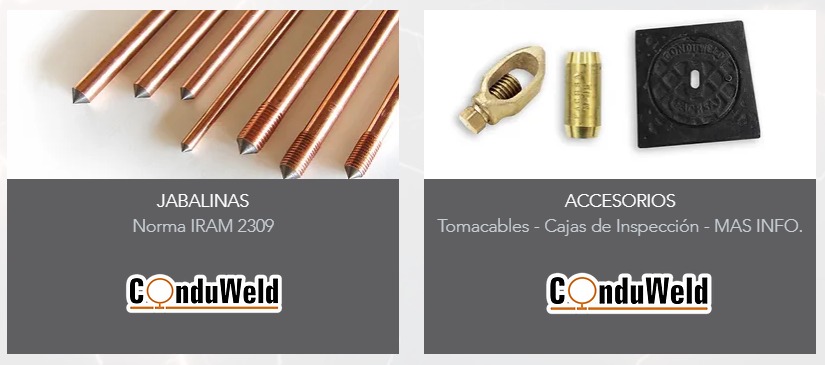 FACBSA - Jabalina CondWeld 1/2 x 1 Metro + Tomacable + Caja Inspección